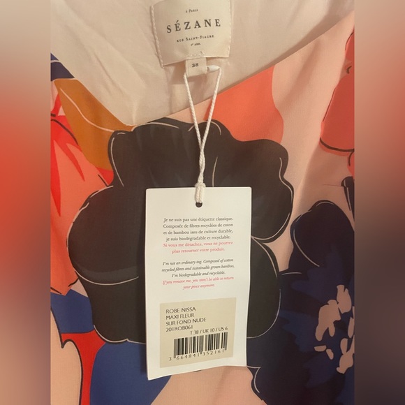 Sezanne Nissa dress NWT size 38 - Picture 2 of 3